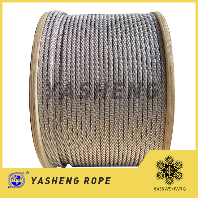 6×36 Stainless Steel Wire Rope 